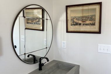 Clubhouse Bathroom at The Timbers, a Socha Companies community