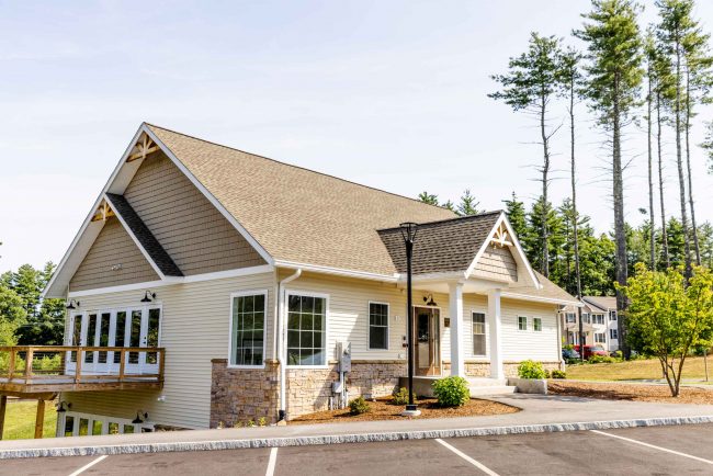 The Timbers townhome community clubhouse Manchester, NH