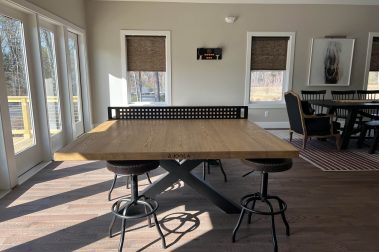 Ping Pong table located in the clubhouse at The Timbers, a Socha Companies community