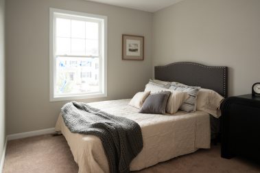 Bedroom 3 of a 3 Bedroom Unit in The Timbers, a high-end townhouse community by Socha Companies in Manchester NH